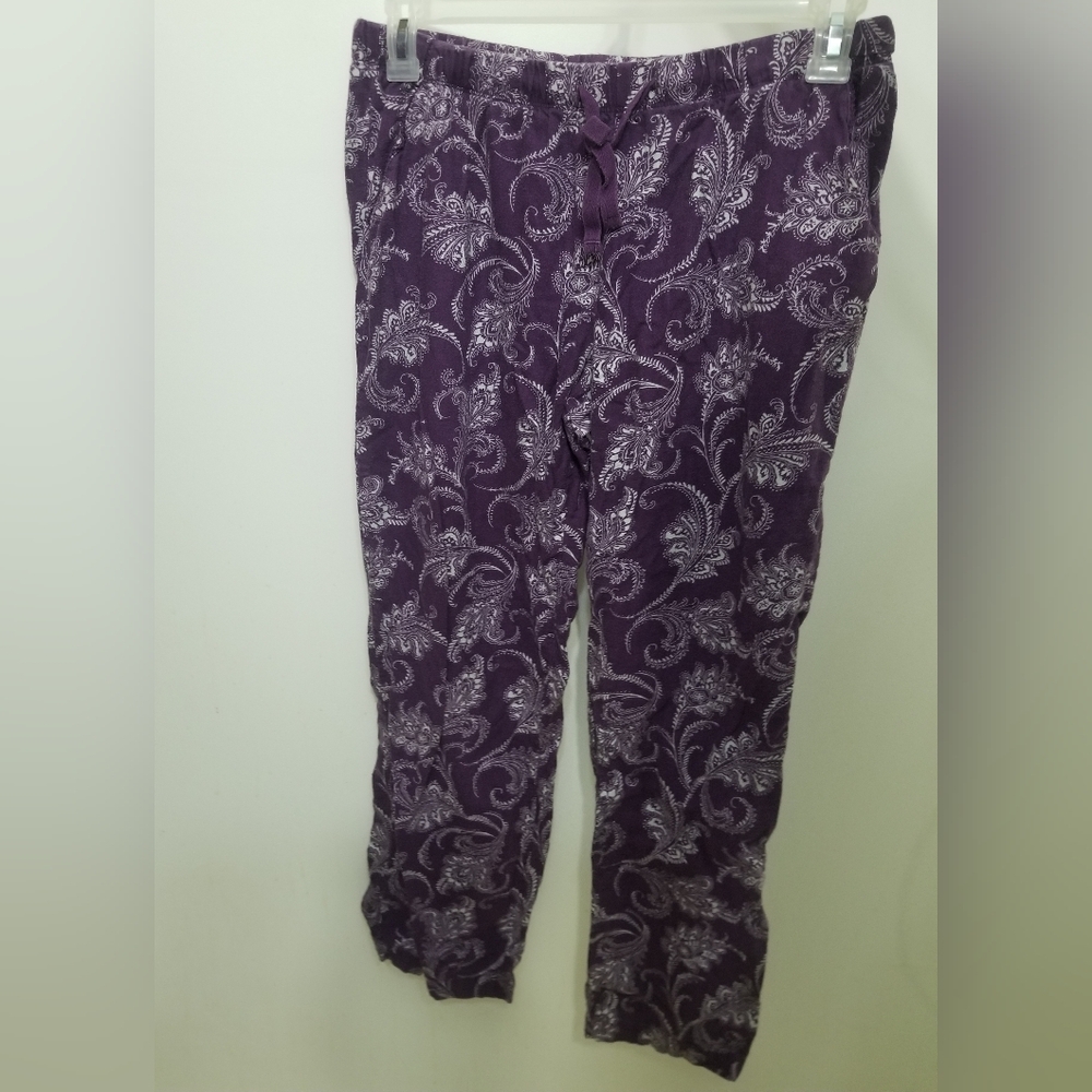 EUC gorgeous purple pj set, sz M, w pant pockets! - Picture 5 of 8